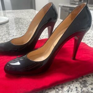 Patent leather Louboutins